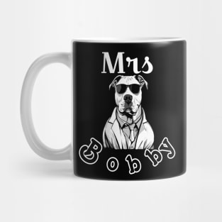 Mrs Bobby, pitbul race, dog fanny, Mug